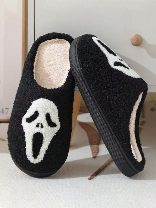 Cozy Skeleton Cotton Indoor Home Slippers