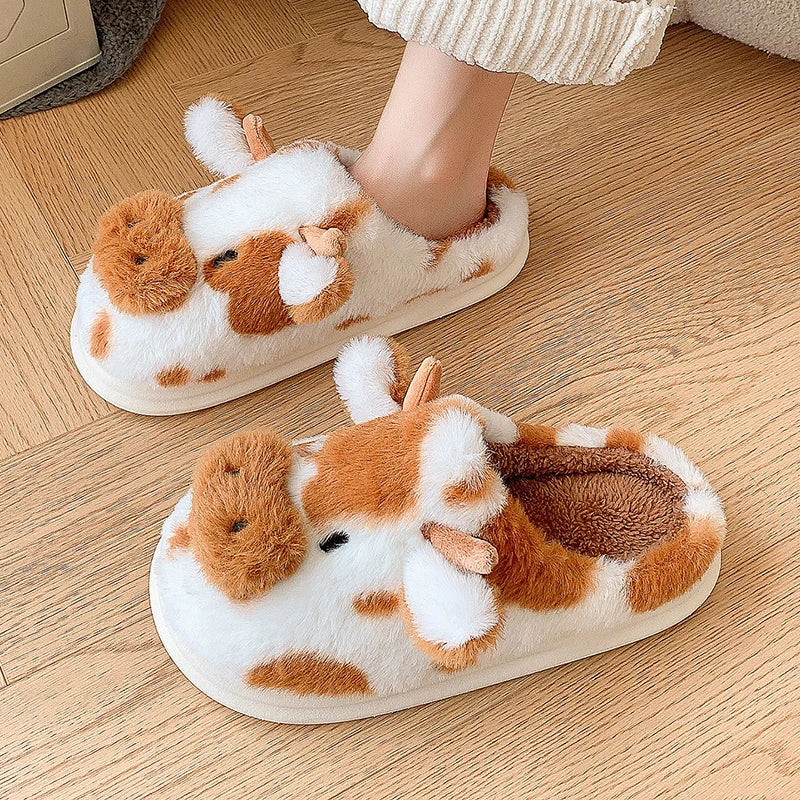 Cow Slippers