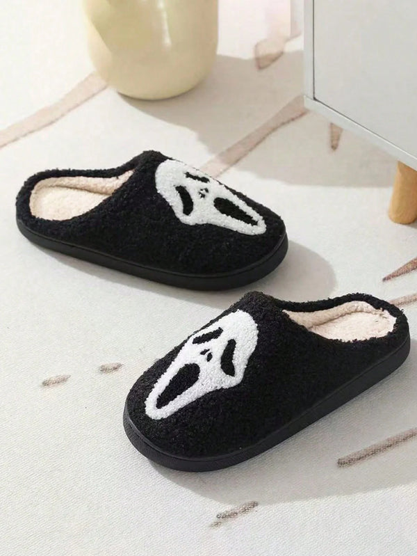 Cozy Skeleton Cotton Indoor Home Slippers